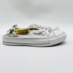 Converse All Star Shoreline Sneaker Womens 6 Gray Slip On Casual Chucks Shoes
